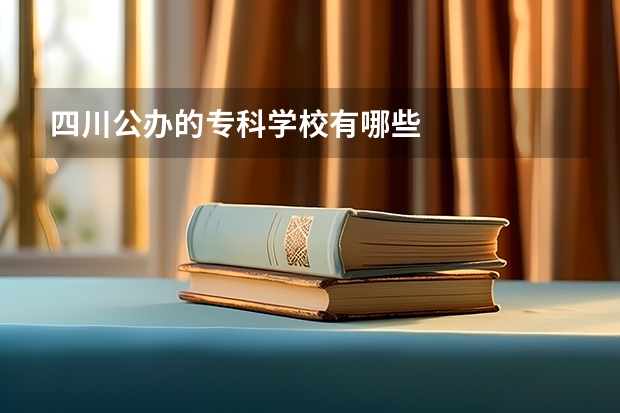 四川公办的专科学校有哪些