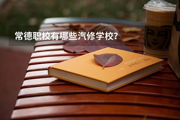 常德职校有哪些汽修学校?