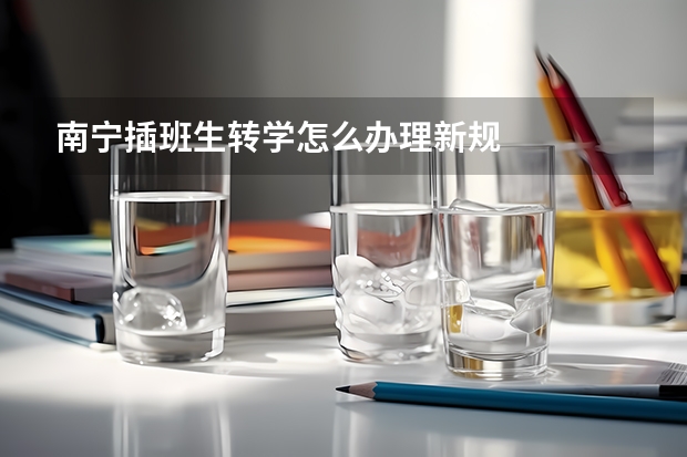 南宁插班生转学怎么办理新规