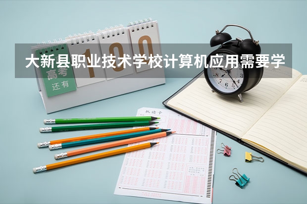 大新县职业技术学校计算机应用需要学哪些课程及专业能力要求